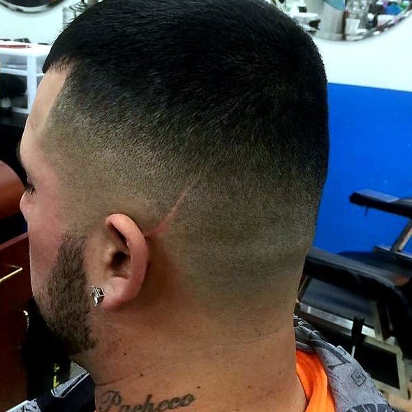 Fade bajo con acabado limpio